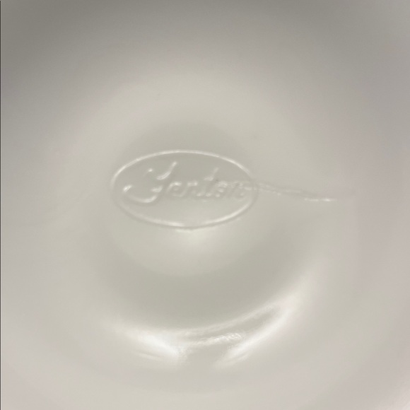 White Fenton Hobnail Candle Holder - Picture 11 of 17